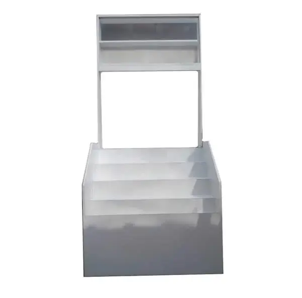 Tribuna con cigarrera de 1,80 alto x90 ancho x 60 profundidad + CARAMELERA